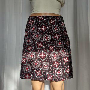 Sonoma bandana mini skirt  size 8